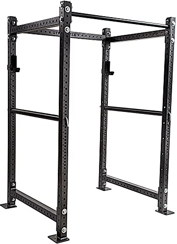 GYM MASTER GM3 Weight Lifting Power Rack Squat Cage - Customisable height and depth - H186cm/90cm