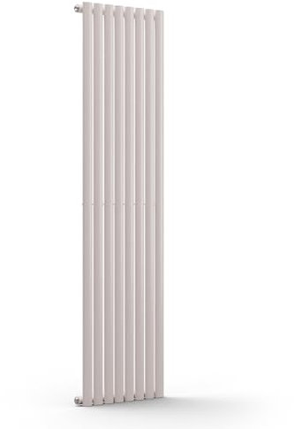 blumfeldt Badheizkörper, Design Heizkörper Flach, Sparsamer Flachheizkörper Vertikal, 728 Watt Warmwasser Wandheizkörper für Badezimmer & Wohnzimmer, Leiser Vertikal Heizkörper mit Thermostat