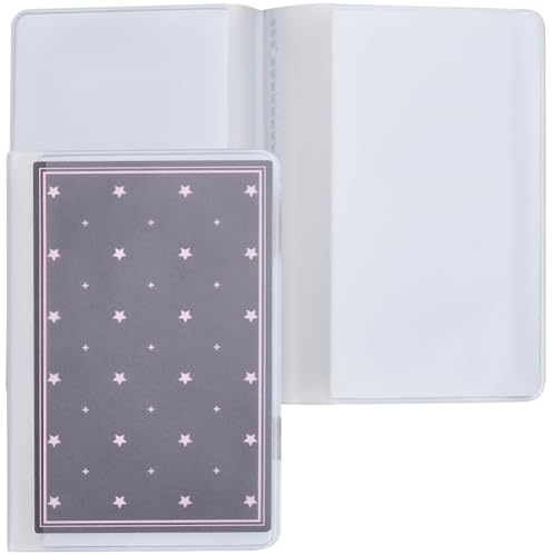 GORGECRAFT 3 Funda de Plástico para Tarjetas de Crédito 6 páginas Transparente de PVC para Tarjetas de Crédito de Seguridad Social para Licencia de Seguro Tarjeta de Identificación Tarjeta de Seguro