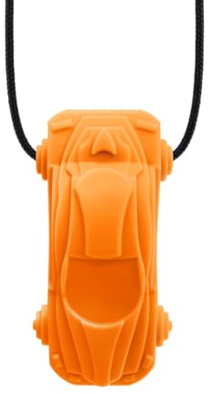 ARK Collana da masticare per auto, giocattolo da masticare con design sicuro, 3 gradi di durezza, senza BPA, ideale per bambini e adulti, cordino regolabile con chiusura di sicurezza (fissa,