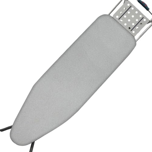 Värmereflekterande järnbrädesöverdrag – 91 x 31 cm hushålls strykbrädsöverdrag, tvättbart tygskydd, | Fläckbeständigt tjockt bomullsstoppning, strykbrädeöverdrag med elastisk kant för strykningar
