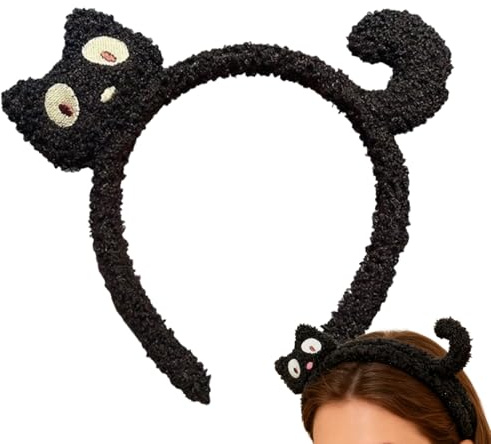 Bandeau de Maquillage Bandeau en Peluche avec Motif Animaux Dessin Animé