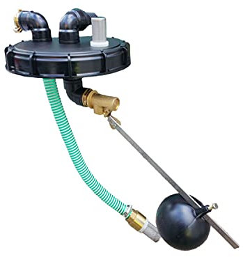FN-Technik IBC Regenwasser Einlauf mit Überfüllsicherung/Pumpenanschluss Deckel DN 225