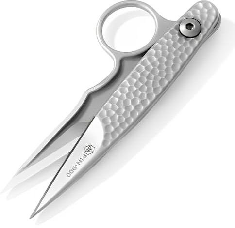 Runsgo Premium Tailor Scissors, Stainless Steel, Comfort Grip, Ambidextrous, Silver, Precision, 11.7cm x 4.3cm, 1 Count