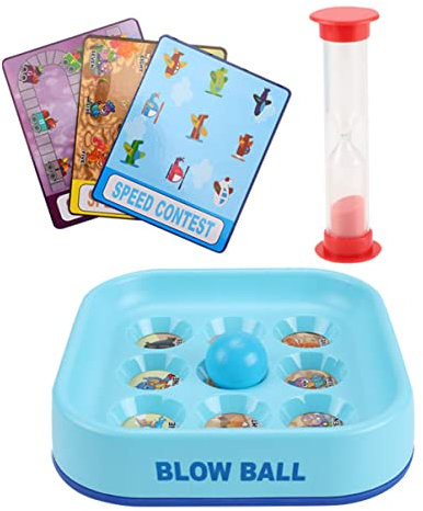 ifundom Soplar Bola Flotante para Niño Niña Juguete Educativo De Control Respiratorio Desarrollo Motriz y Coordinación Ojo-Mano Accesorio Recreativo Divertido para Fiestas y Actividades FA