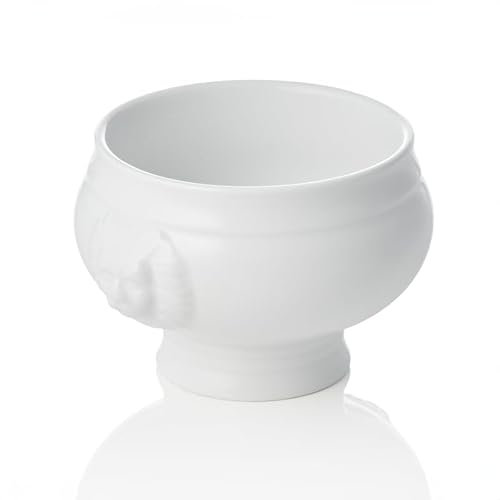 Soupière à tête de lion - Diamètre : 13,5 cm - 1,00 l - Porcelaine