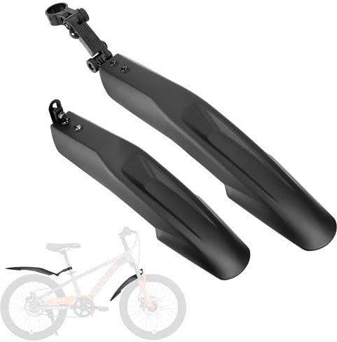 GRELiving Kind Fahrrad Schutzblech Set für 20/22/24Zoll BMX/Kinderfahrräder/Mountainbikes