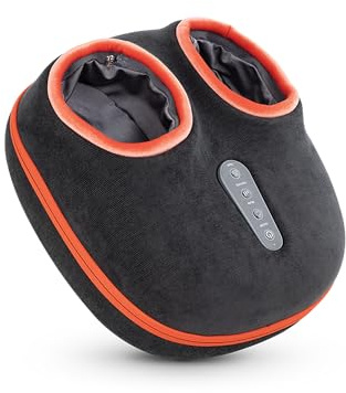 Belena PowerComfort Akku Massagegerät - Massage mit Wärme - für Rücken, Füße, Schulter, Nacken, Waden - kabellos - Massagekissen - Waschbarer Bezug