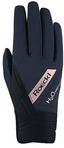 Roeckl Sports Reithandschuh WAREGEM, Turnier Winter Handschuh, Schwarz/Kupfer 6