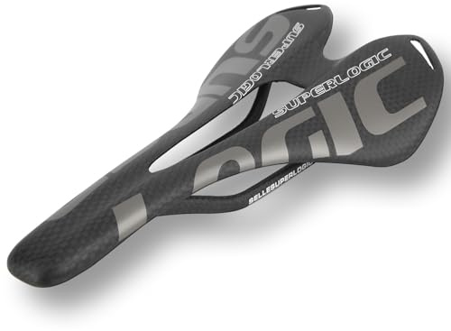 MTB Bike Carbon Sella Cuscino Per Bici Antiurto Opaco Cuscino Per Sella Per Bicicletta da Strada in Fibra di Carbonio Leggero Per Mountain Bike Ciclismo su Strada