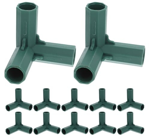 TOYANDONA 12piezas Conectores para Paneles De Invernadero De Conectores para Tubos De Jardín Resistentes Accesorios De Jardinería para Estructuras De Invernaderos