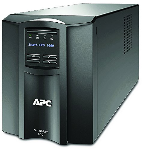APC 1000VA Smart UPS with SmartConnect, SMT1000C Sinewave UPS Battery Backup, AVR, 120V, Line Interactive Uninterruptible Power Supply