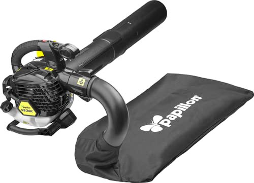 Papillon ASPIRATORE SOFFIATORE Scoppio VB 26K Euro 5-2 Tempi CC 25,4. Velocità aria di 250 km/h. Sacco raccoglitore da 45L. Nero