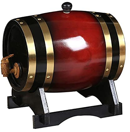 OWENRYIN Baril d'aging en chêne américain personnalisé de qualité supérieure - Idéal pour whisky, bière, bourbon, tequila et rhum pour tonneau de bière en bois Homes.