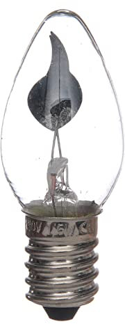 Holyart Ampoule Effet Flamme 5 cm crèche Noel E14 1,5W 220v