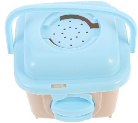 OSOLADY Tragbare Hamster Transportbox Kompakter Kleintier käfig für Mäuse und Igel Stabiler Outdoor Haustier Carrier Praktische Reisebox für Kleine Nager