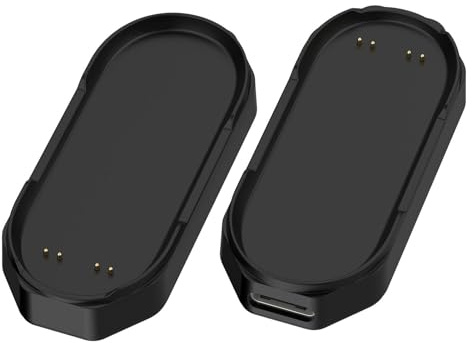 XUMIUZIY AI Voice Recorder Laddningsdocka, AI Voice Recorder USB C Port Laddare med Anti-Slip Base, Kompakt och Bärbar, Magnetisk Laddningsdocka Passar för Note Pin (Svart)