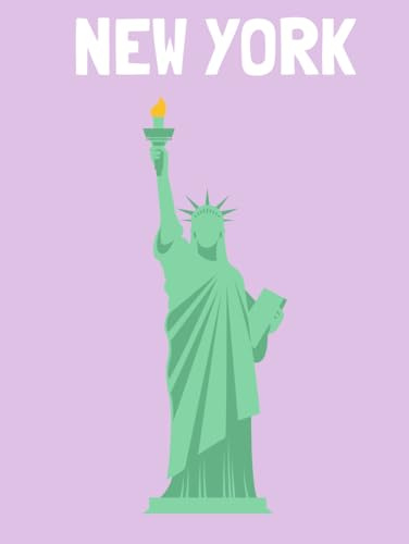 Travel Photo Album - New York: A Beautiful Scrapbook with Blank Pages for Your Travel Memories