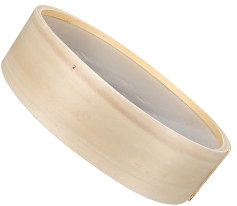 POPETPOP Tamis à Farine Manuel Bois 27 CM Diamètre Tamis Fin 60 Mesh pour Tamiser Poudre et Filtrer Lait de Soja Pâtisserie et Cuisson Maison