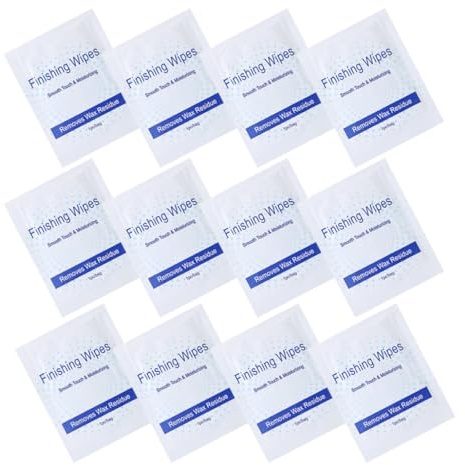 VILLCASE Salviette Detergenti per Cera Corpo 40 Pezzi Non Tessuto Glicerina, Delicate sulla Pelle e Prevengono Irritazioni, la Cura Post-epilazione