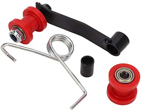 Kedjespänningsguider, kedjespänningsrulle, anti-deformation, tålig rostfri professionell för ATV Coolster Go Kart 110 cc 125 cc 150 cc 200 cc 250 cc