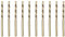 Meccion HSS Cobalt Jobber Drill Bit 10pcs 2.0mm Twist Drill Bit for Drilling Stainless Steel and Metal
