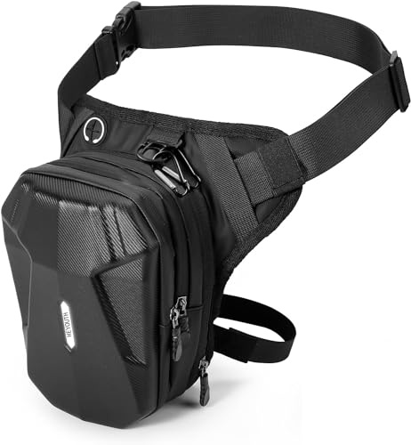 Sacoche de Jambe Moto Imperméable Sac de Cuisse pour Sport, Randonnée, Camping, Escalade, Cyclisme, Pêche - Homme et Femme