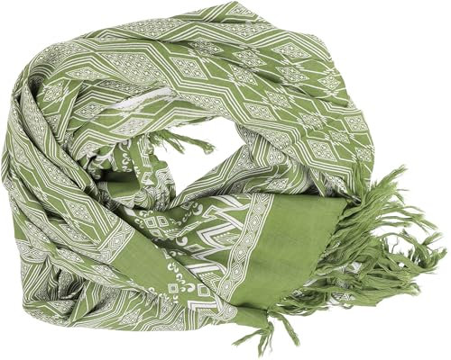GURU SHOP Bali Batik Sarong, Wandbehang, Wickelrock, Sarongkleid, Strand Tuch - Raute/grün, Herren/Damen, Synthetisch, 160x100 cm