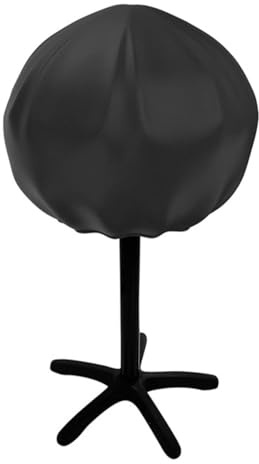 ieron Grill Vattentätt överdrag Uteplats Grillöverdrag Runt Dammtätt Regntätt solskyddsskydd 50x45cm Tålig 210D Oxfordduk Svart Lätt att rengöra och förvara