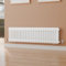 S'AFIELINA Column Radiator 300x1190mm Horizontal Tranditional Cast Iron Style Designer Radiator Double 2 Column Flat Panel Central Heating Bathroom Radiator, White