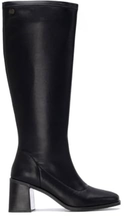 XTI - Bota Mujer Negro - Calzado Cómodo y Versátil - Moda casual - Modelo 14471501 (Talla 39)