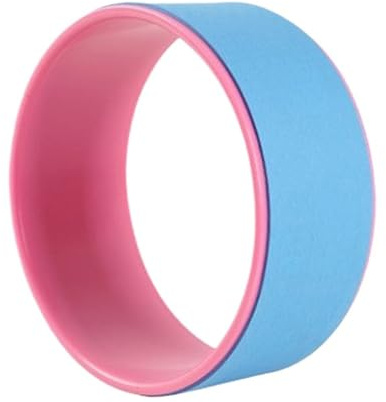 Ruota circolare per yoga Ruota for yoga, accessori for pilates, attrezzi da palestra, attrezzatura for esercizi, cerchio fitness, massaggio muscolare, rullo for allenamento della schiena(Blue)