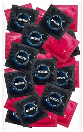 MY.SIZE 64 mm kondomer, 50 stycken i påse – Kondomer för män, mycket stor storlek
