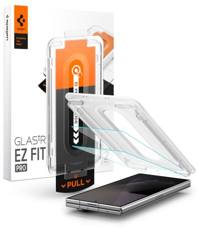 Spigen EZ Fit Pro Antireflex Skärmskydd [2P] Samsung Galaxy Z Fold8 Ultra | Galaxy Z Fold7, ytterskärmsskydd, Enkel installation, dammfri, Kristallklart, Reptålig, 9H hårdhet