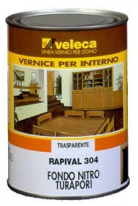 RAPIVAL 304 - Fondo nitro turapori trasparente, LT.0,5