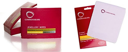 Connoisseurs Silver Cleaning Tarnsih Remover Kit, Suitbale for Pandora, Thomas Sabo, Links of London, Removes All Tarnishes