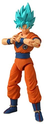 BANDAI Dragon Ball Dragon Stars Super Saiyan God Blue Ver. 2 Goku Action Figure