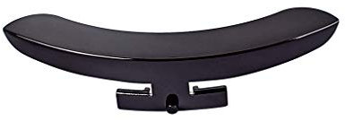 Alnicov Zinklegierung Banjo Armlehne Einbeinige polierte Banjo Armlehne für Banjo Zubehör Schwarz