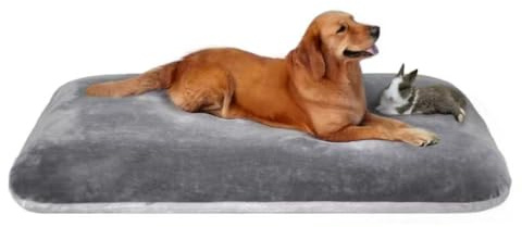 Magic Dog Super Comfy Dog Bed for Large Dogs, 47 Extra Large Washable Dog Bed with Removable Cover, Anti-Slip Bottom & High-Density Foam, Jumbo Size XL Dog Mattress