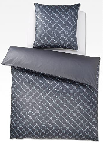 Joop! Bettwäsche Cornflower Gradiant 4059 Graphit - 09 2X 40x80 cm - 200x220 cm