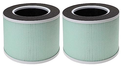 vhbw 2x Luftfilter kompatibel mit Renpho RP-AP088B Luftreiniger - Kombifilter 13 Vorfilter + HEPA 13 + Aktivkohle + Netzfilter
