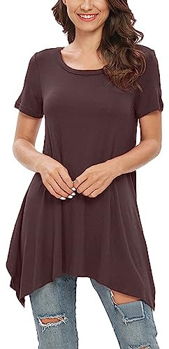HOOUDO Angebote des Tages Sale Bequeme Damen T Shirt Italienische Blusen Kurzarm Blusen Damen Sommer Rockabilly Bluse Damen Bandeau-Top T Shirts Damen Set Baumwolle Meine Bestellungen Anzeigen 24