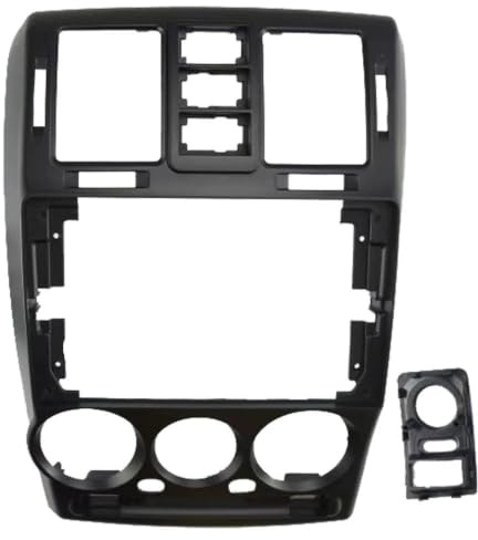 Bilradio Radiopanel 9 Tums 2 Din Billjusram GPS-navigering Fascia Panel Bil DVD Plastram För HYUNDAI GETZ 2004 2005 2006 Radioram(Frame1)