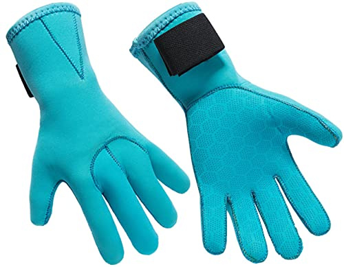 Ultimate våtdräktshandskar 3 mm tjocka neopren dykhandskar termiska halkfria dykhandskar snorkling kajakpaddling segelhandskar paddel surfa simning vatten sporthandskar