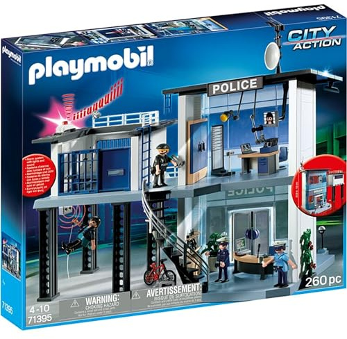 Playmobil 71395 City Action Polizeistation mit Alarmanlage