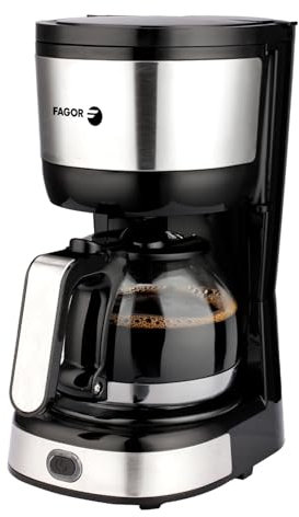 Fagor Wakeup Must – Cafetera de Goteo 0,6L, Jarra de Cristal, Apagado Automático y Diseño Elegante