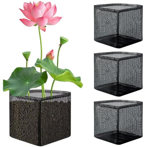 Gupcaqosjw Panier de Bassin, bac à, en Maille Respirante, Flottant, pour Jardin, étang, Balcon et intérieur