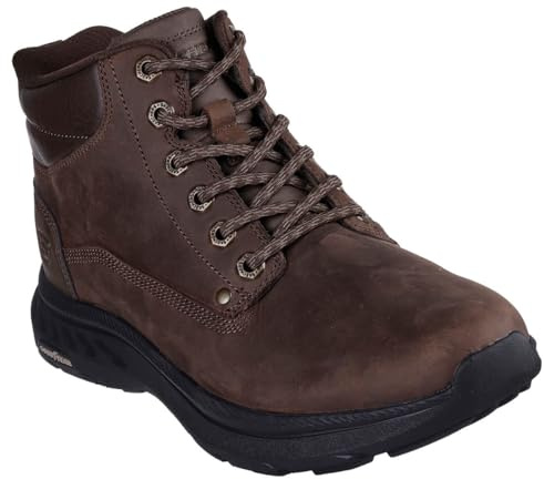 Skechers Mens Pollard Waylon Slip-ins Relaxed Fit Boots - Cocoa - UK 8