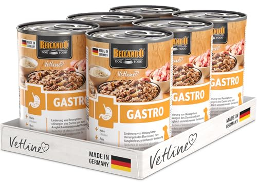 Belcando Vetline Gastro | 6 x 400 g | Aliment diététique Complet pour Chiens pour soulager Les Troubles de l'absorption intestinale