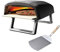 MasterPro Napoli Pizza Oven, Portable Gas Oven with Quick Baking Function up to 500 °C and Stainless Steel Pizza Peel, Pizzas Ready in 60 Seconds, Includes Carry Bag and Stone Sheet [Energy Class A]